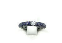 Anello Adolfo Courrier Donna JEANS in Oro Zaffiro P1J02 - P1J02